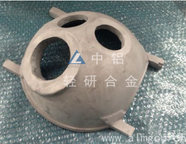 光电吊舱ZL114A铝合金树脂砂铸件